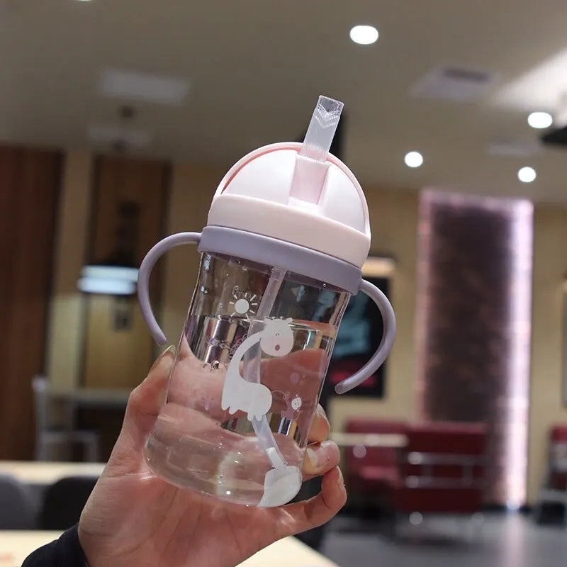 Kids 350ml Sippy Cup with Gravity Straw