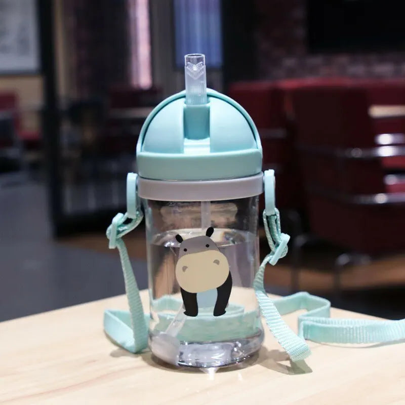 Kids 350ml Sippy Cup with Gravity Straw