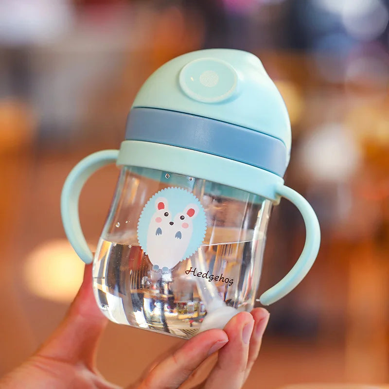 Kids Cartoon Sippy Cup with Double Handles