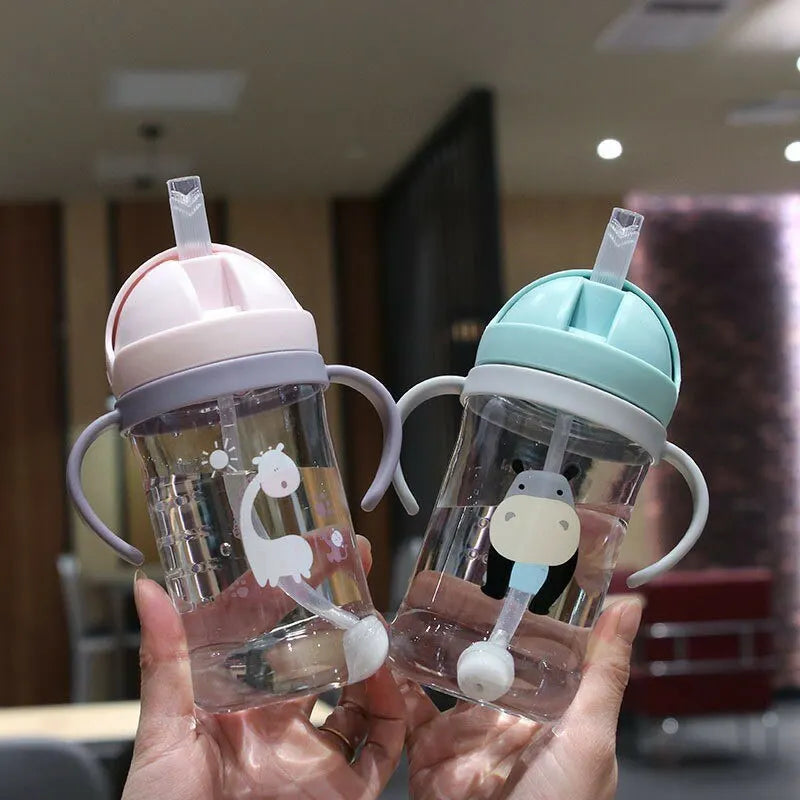 Kids 350ml Sippy Cup with Gravity Straw