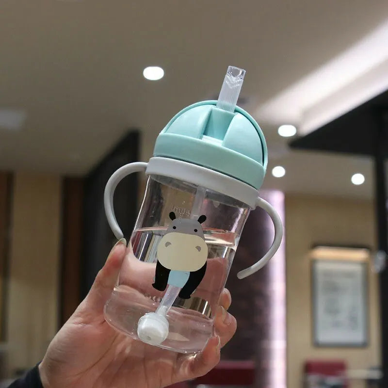 Kids 350ml Sippy Cup with Gravity Straw