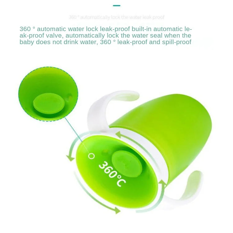 360° Toddler Training Cup with Double Handles