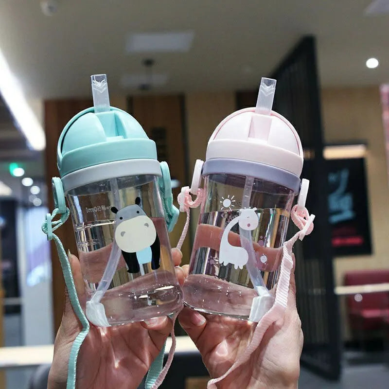 Kids 350ml Sippy Cup with Gravity Straw