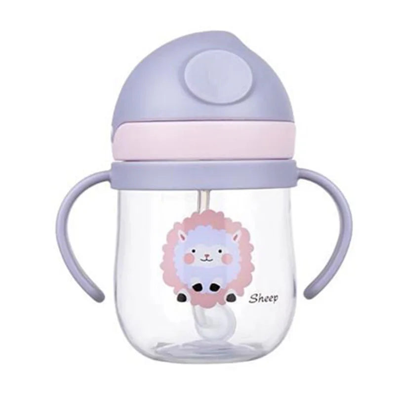 Kids Cartoon Sippy Cup with Double Handles