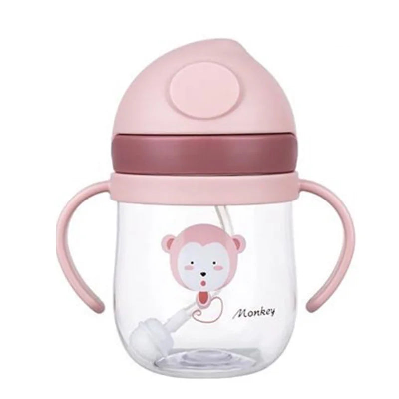 Kids Cartoon Sippy Cup with Double Handles